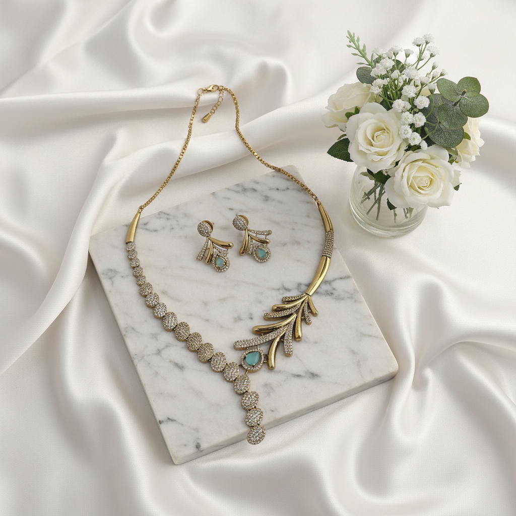 Kumudini Victorian Necklace Set