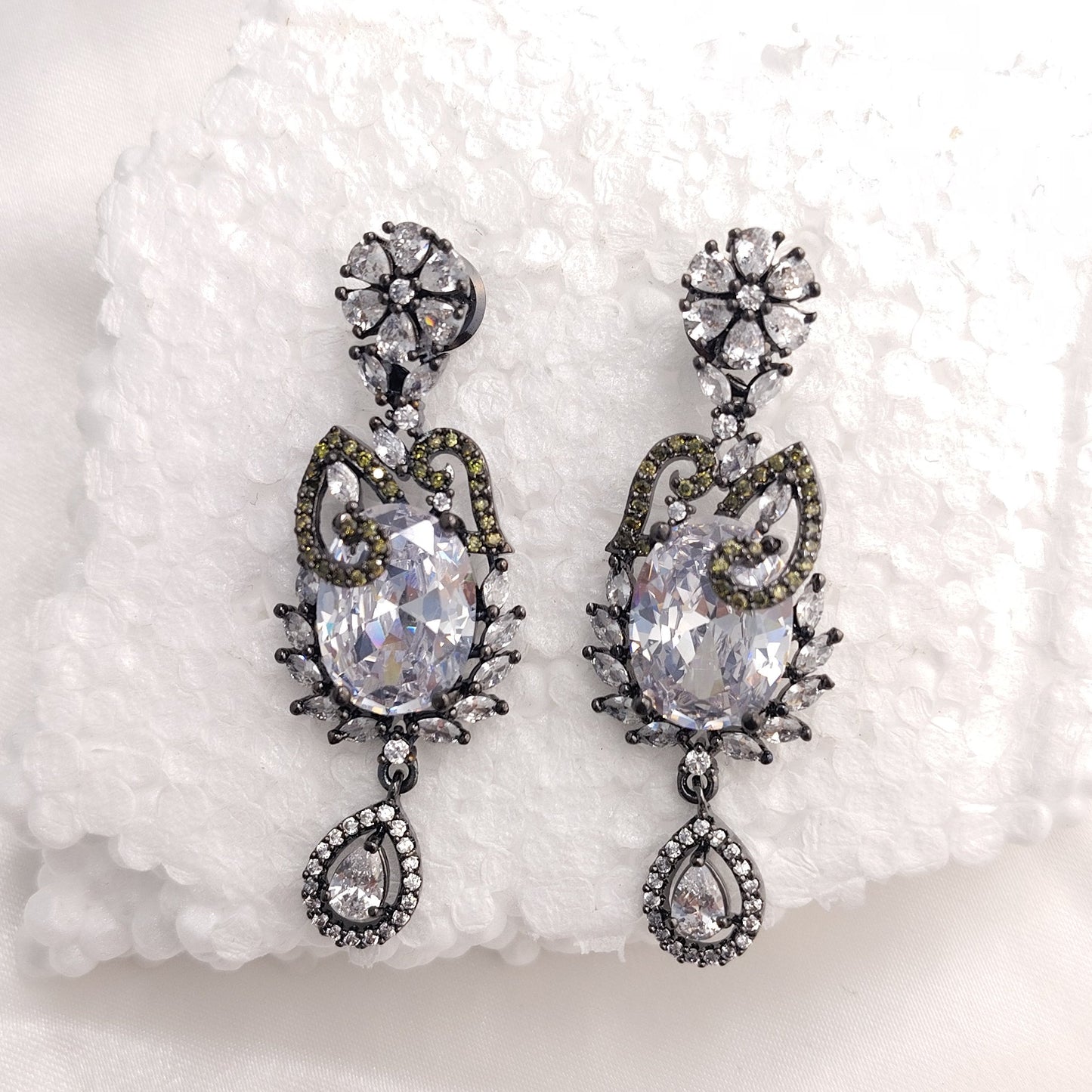 Vintage Crystal Royale Earrings