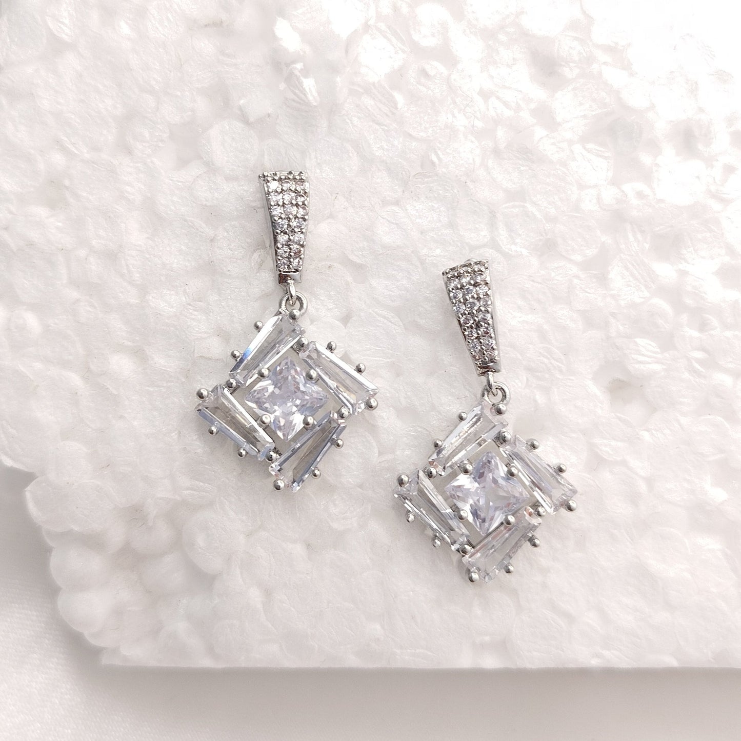 Radiant Princess Halo Earrings