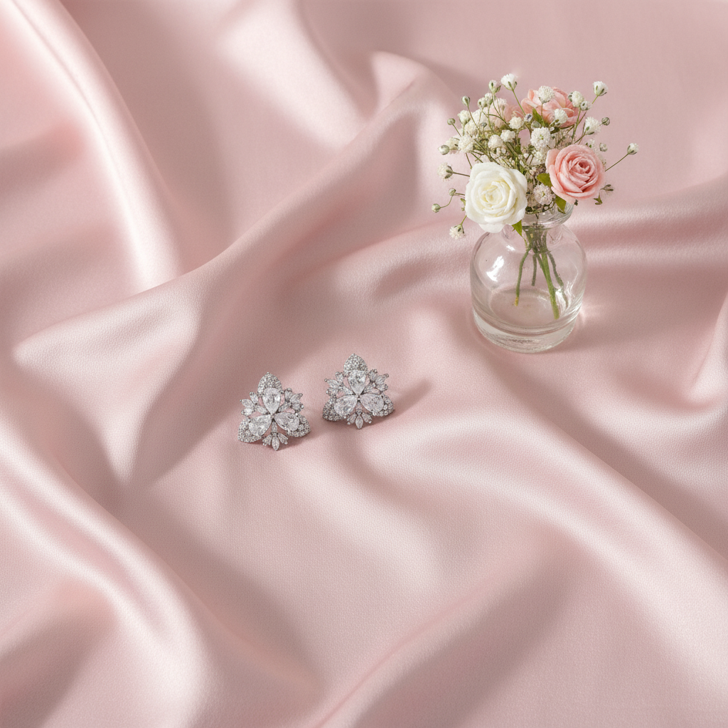 Trio Silver Zirconia Studs