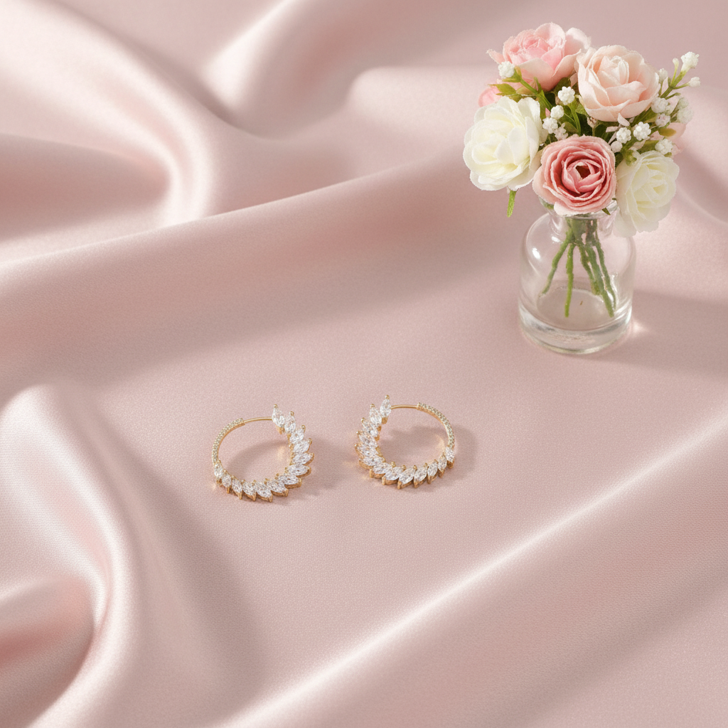 Leafy Stud Earrings