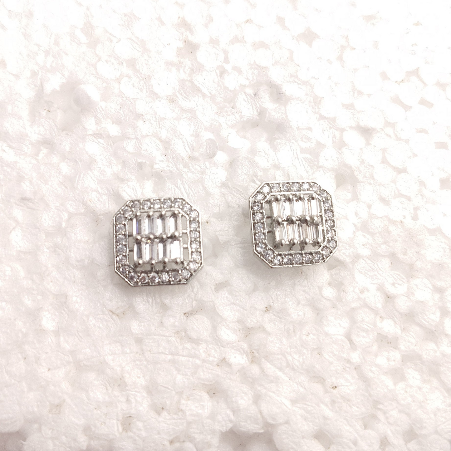 Silver Octa Studs