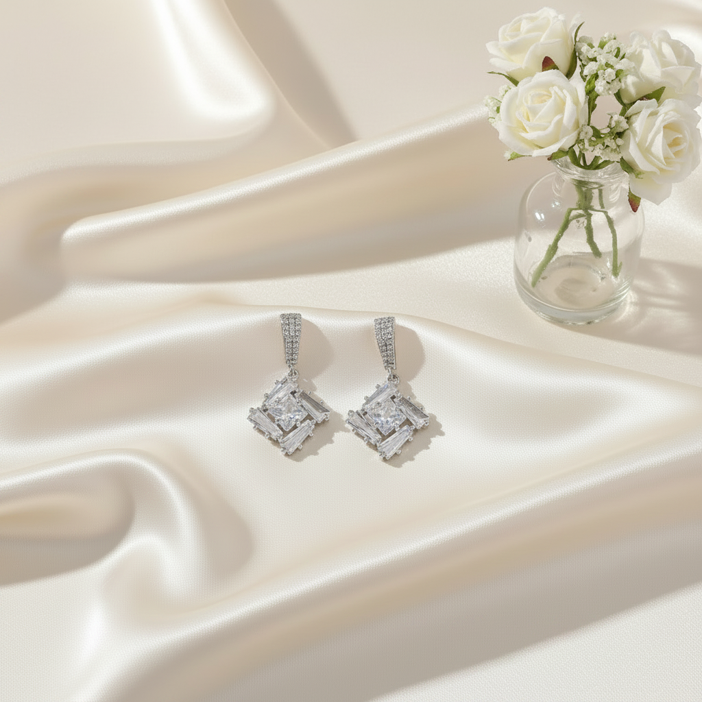 Radiant Princess Halo Earrings