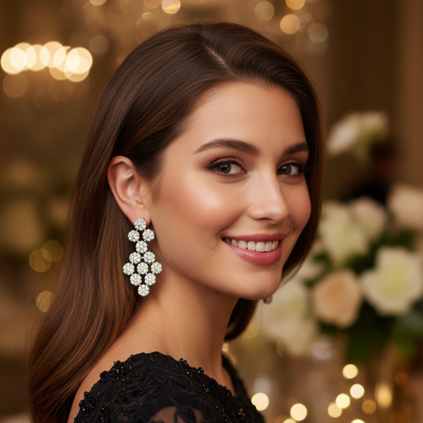 Cluster Earrings