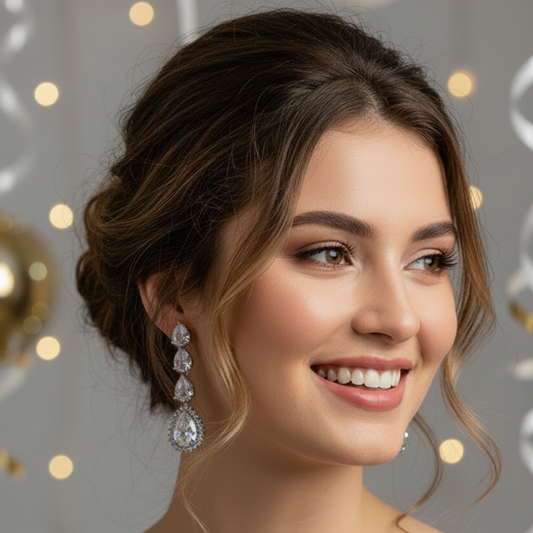 Crystal Teardrop Earrings