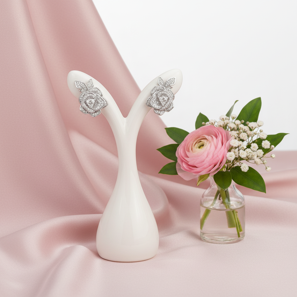 Rose Blossom Studs