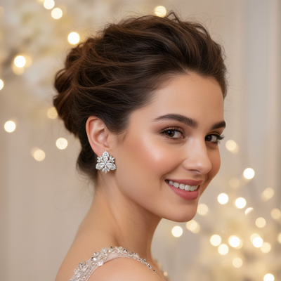 Trio Silver Zirconia Studs