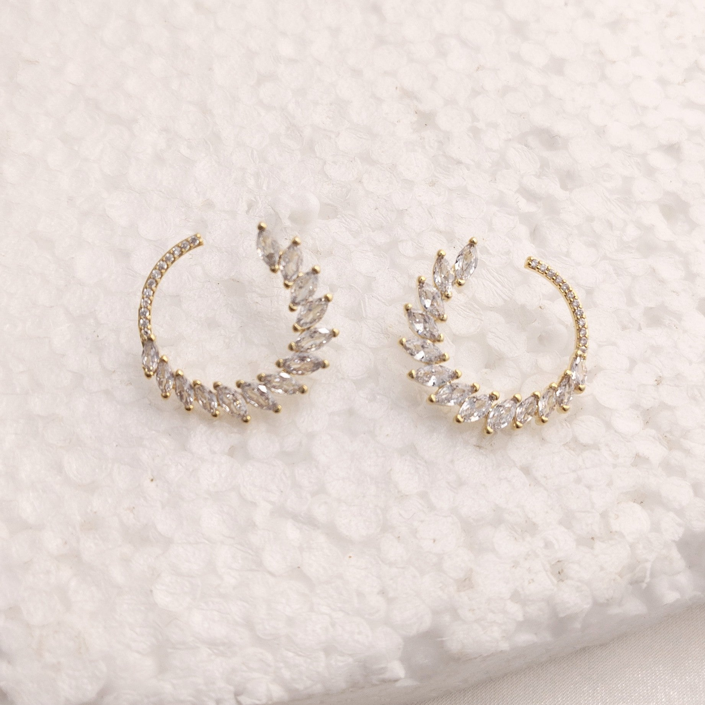 Leafy Stud Earrings