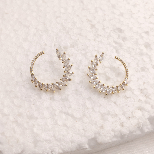 Leafy Stud Earrings
