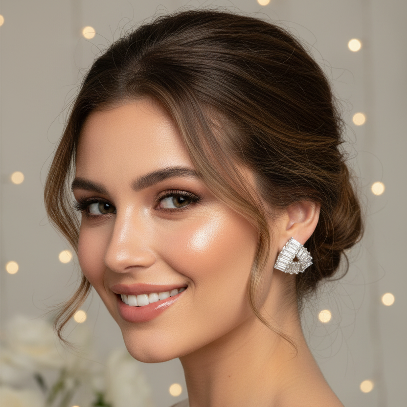 Triangle Crystal Studs