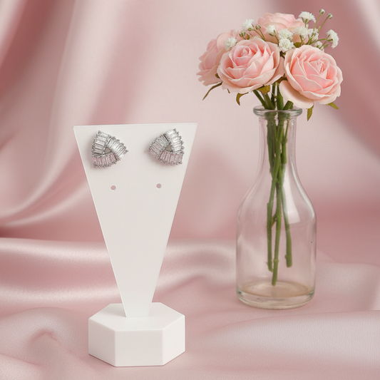 Triangle Crystal Studs