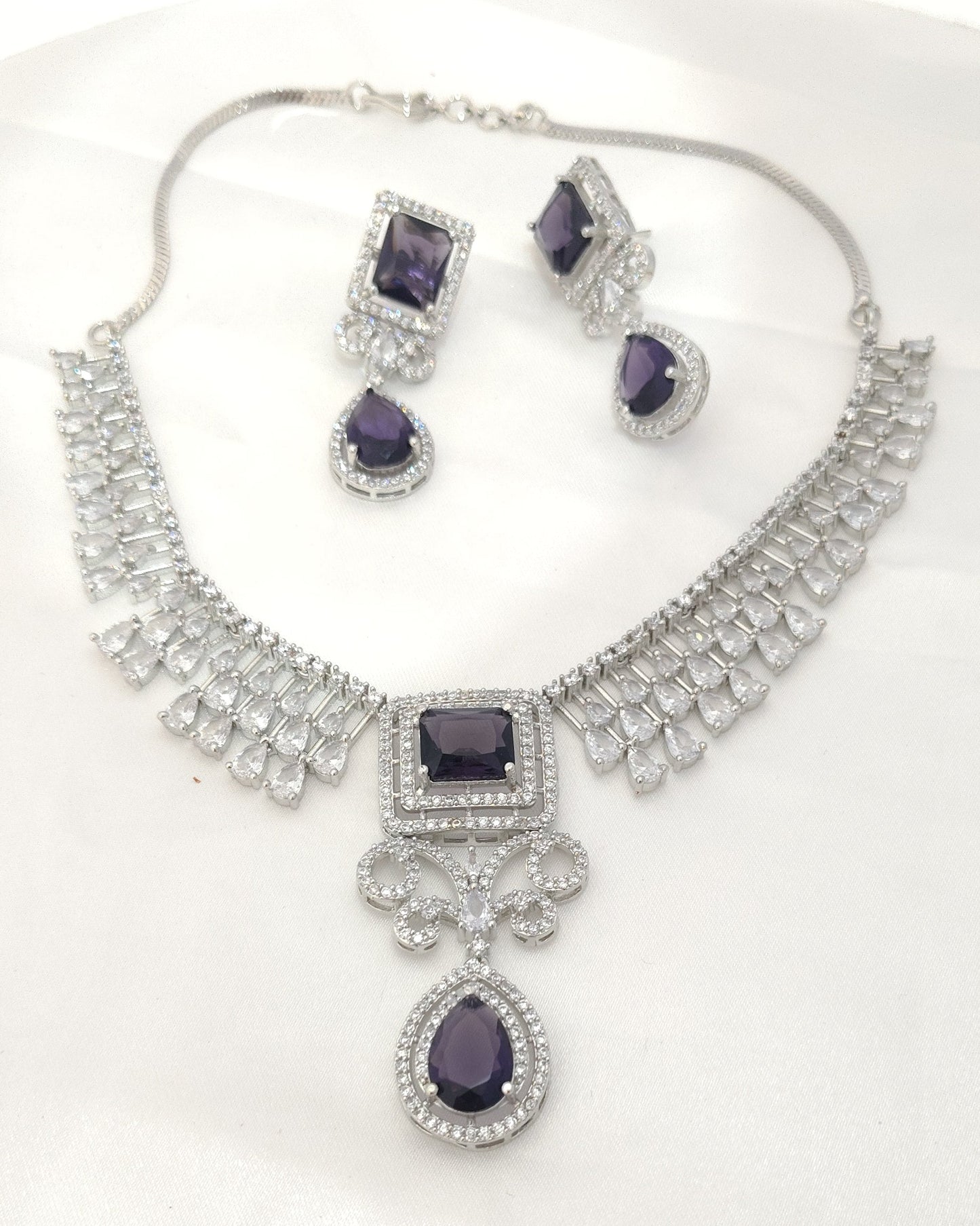 Violet Charm Necklace