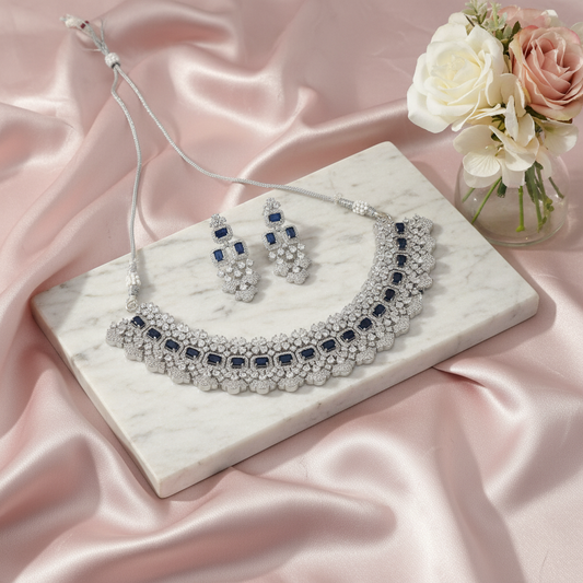 Sapphire Royale Necklace Set