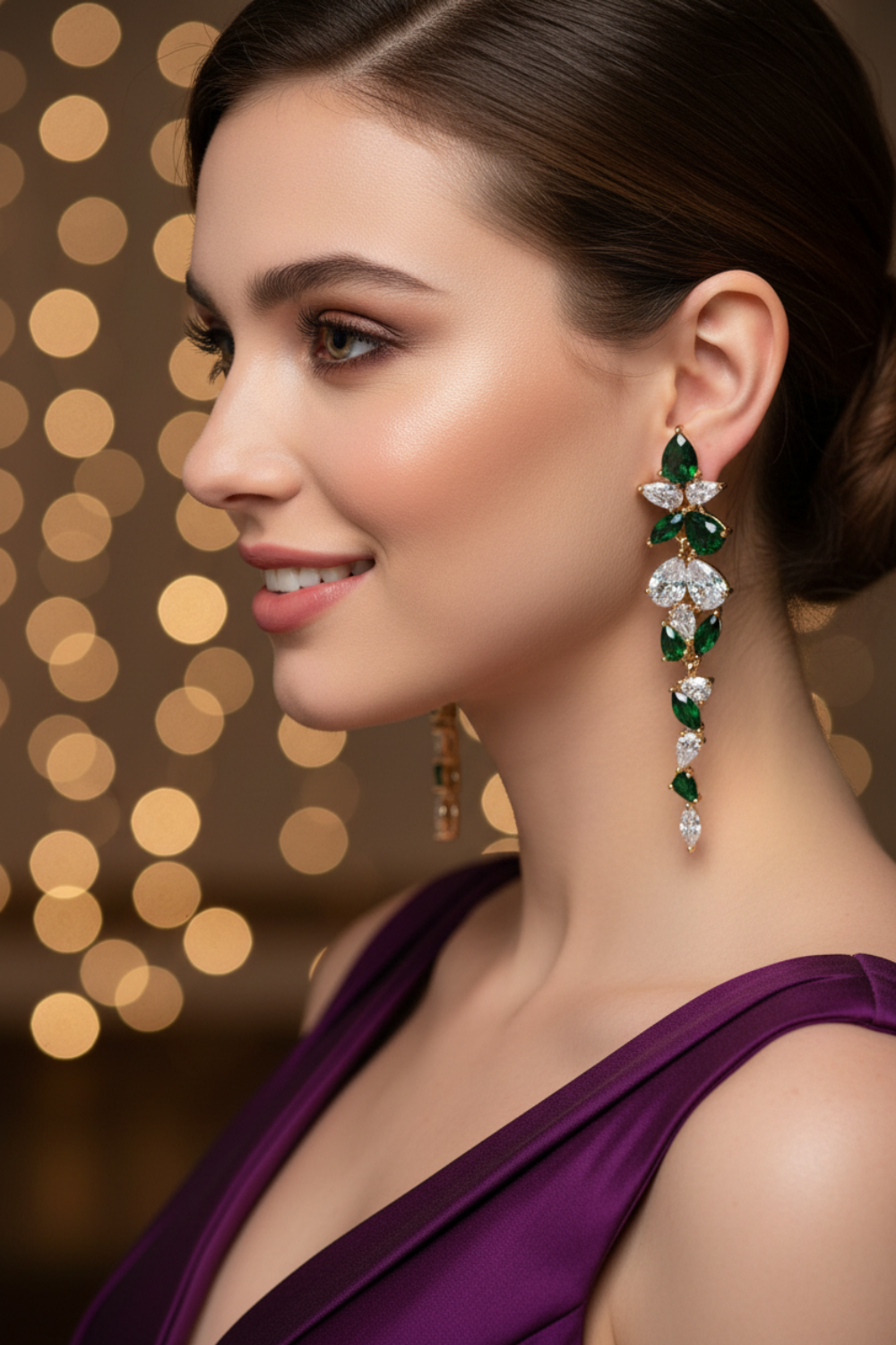 Leafy Green AD Dangler Earrings
