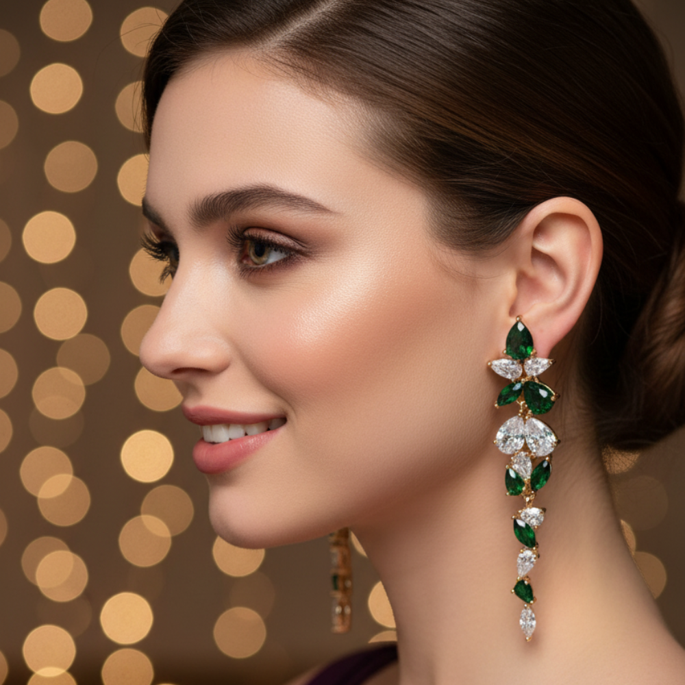 Leafy Green AD Dangler Earrings